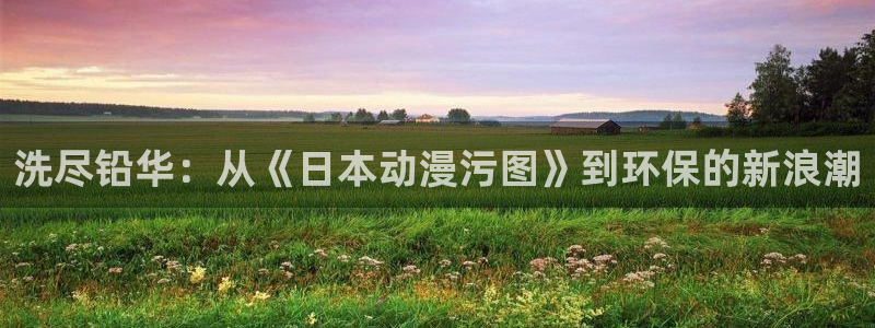 动漫天堂电影：洗尽铅华：从《日本动漫污图》到环保的新浪潮