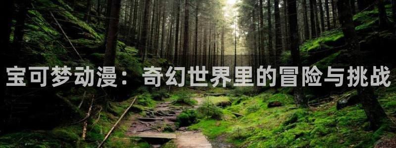 91动漫天堂：宝可梦动漫：奇幻世界里的冒险与挑战