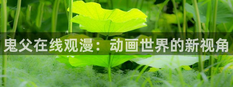 原神动漫天堂免费入口：鬼父在线观漫：动画世界的新视角