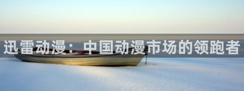 动漫天堂.cc：迅雷动漫：中国动漫市场的领跑者